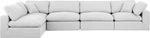 Comfy - 5 Piece Linen Modular Sectional