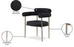 Blake - Boucle Fabric Dining Chair (Set of 2)