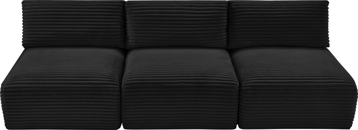 Shaggy - 3 Seat Modular Armless Sofa