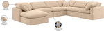Indulge - Velvet 7 Piece Modular Sectional