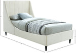 Eva - Velvet Bed