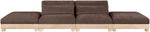 Turin - Chenille Fabric Upholstered Modular Sectional - Brown