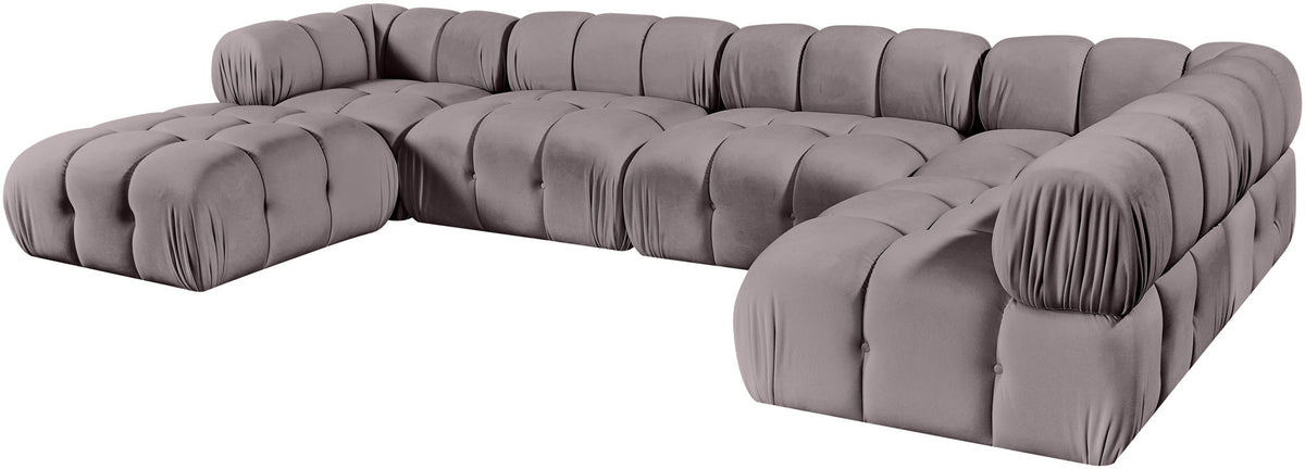 Orin - 6 Piece Modular Sectional (3 Modular Chairs, 2 Corner Chairs & Ottoman)