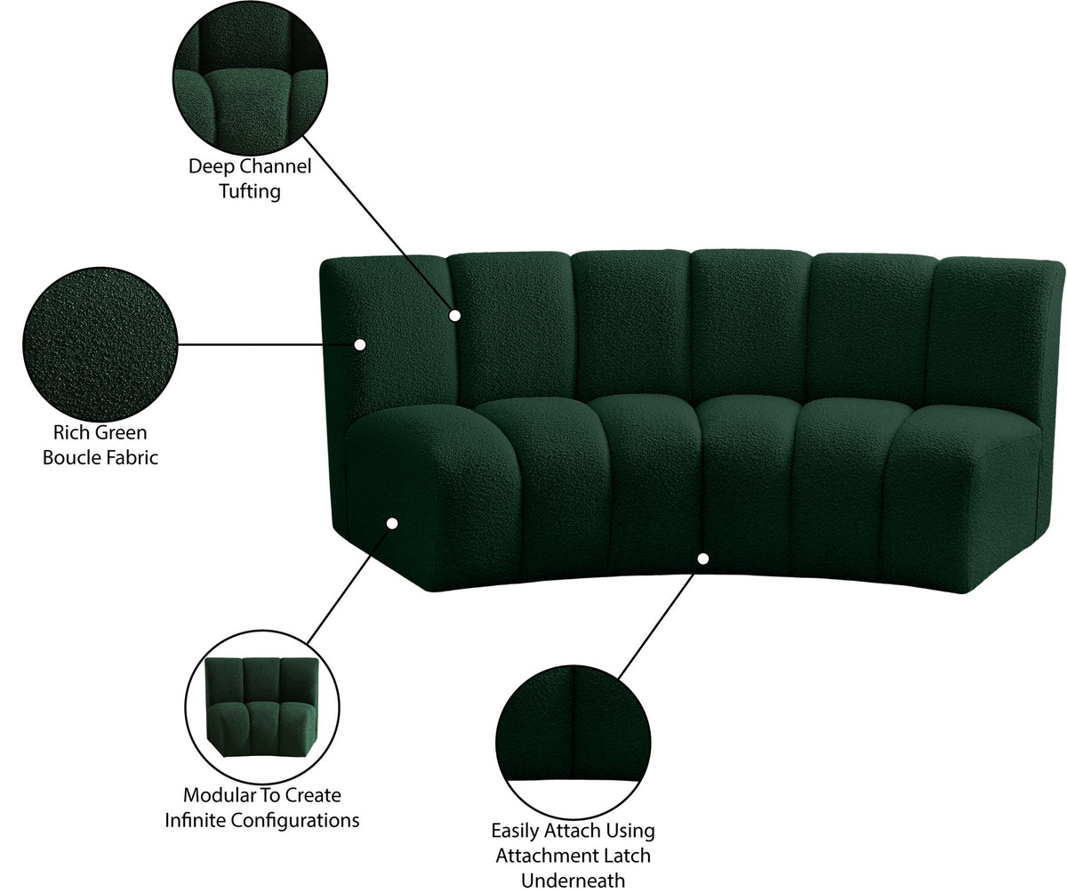 Infinity - 2 Piece Boucle Modular Sectional