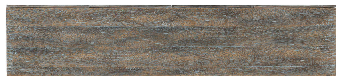 Melange - Florence 4-Door Credenza - Dark Gray