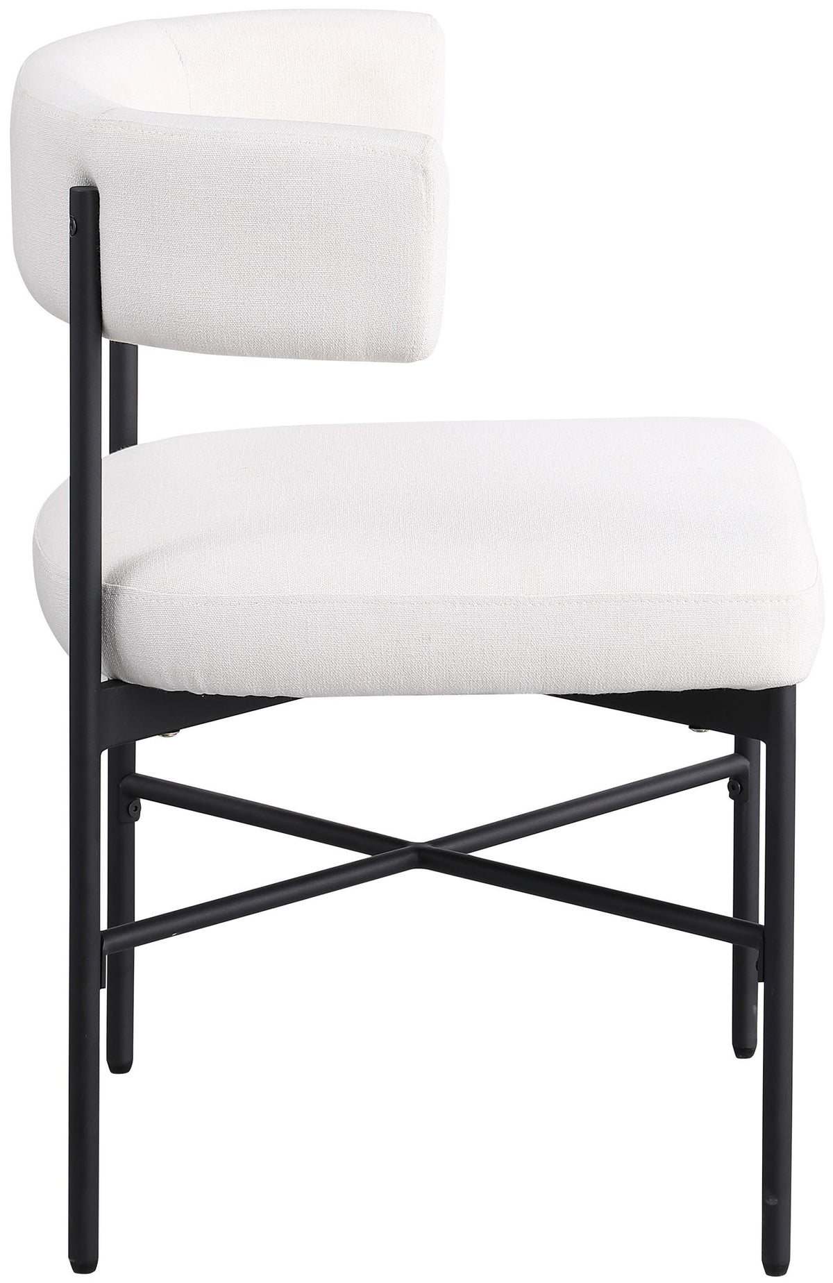 Rivage - Durable Dining Chair With Black Frame (Set of 2)