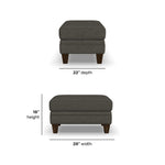 Lottie - Fabric Ottoman