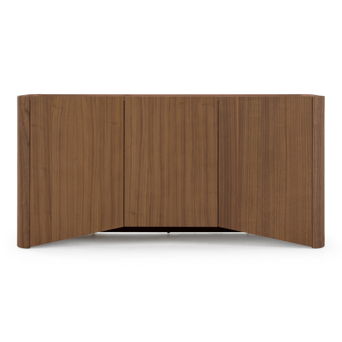 Barbon - Modern Black Glass + Walnut Buffet by VIG Furniture - View 1