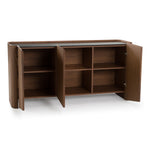 Barbon - Modern Black Glass + Walnut Buffet by VIG Furniture - View 5