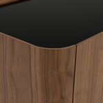 Barbon - Modern Black Glass + Walnut Buffet by VIG Furniture - View 6