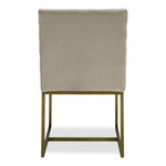 Barker - Modern Beige & Brush Gold Dining Chair (Set of 2) by VIG Furniture - View 9