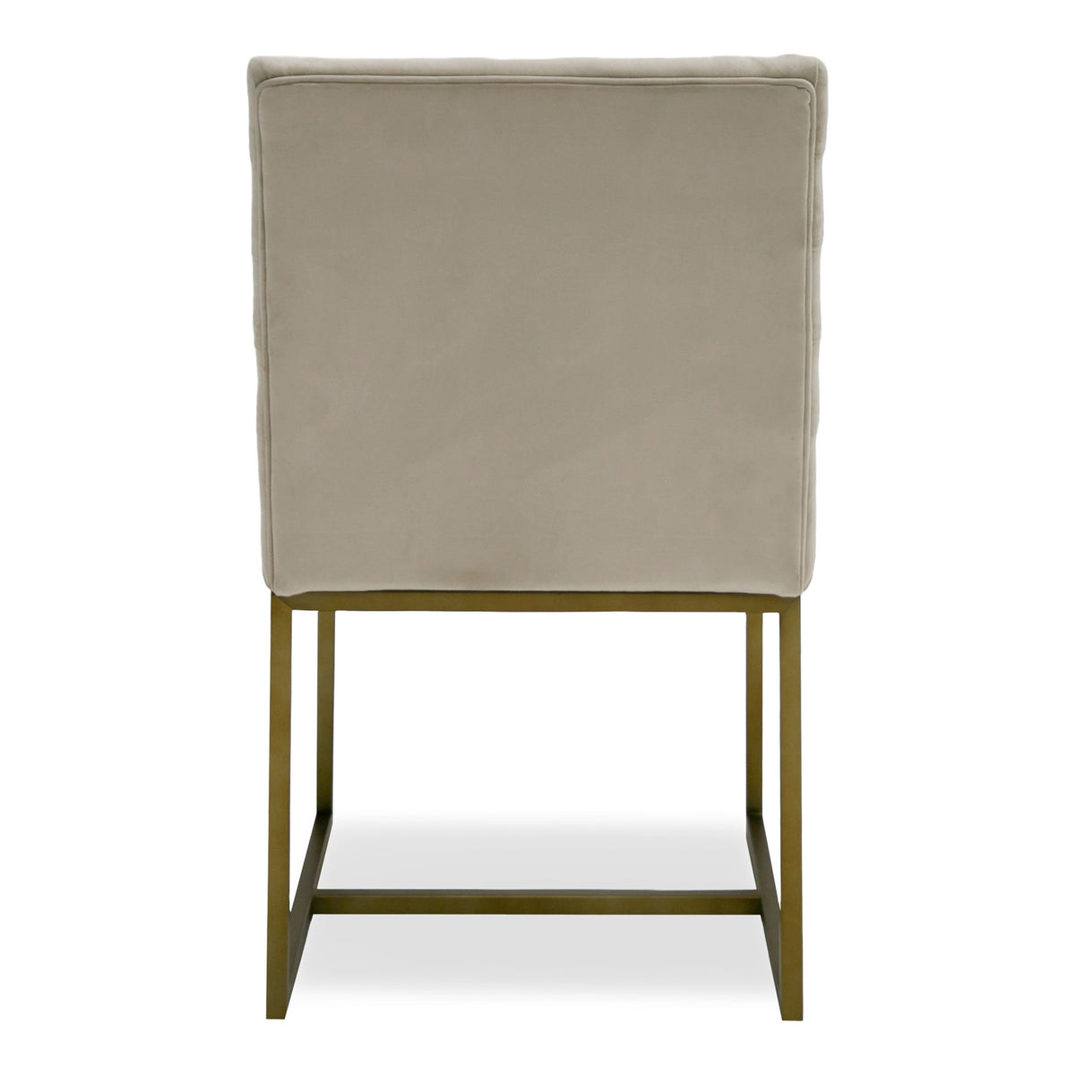 Barker - Modern Beige & Brush Gold Dining Chair (Set of 2) by VIG Furniture - View 9