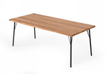 Barnum - Industrial Oak and Black Iron Live Edge Dining Table by VIG Furniture - View 4