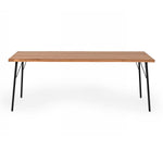 Barnum - Industrial Oak and Black Iron Live Edge Dining Table by VIG Furniture - View 1