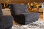 Basil - Modern Black Fabric Large Electric Recliner Chair by VIG Furniture - View 4