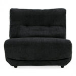 Basil - Modern Black Fabric Small Electric Recliner Chair by VIG Furniture - View 4
