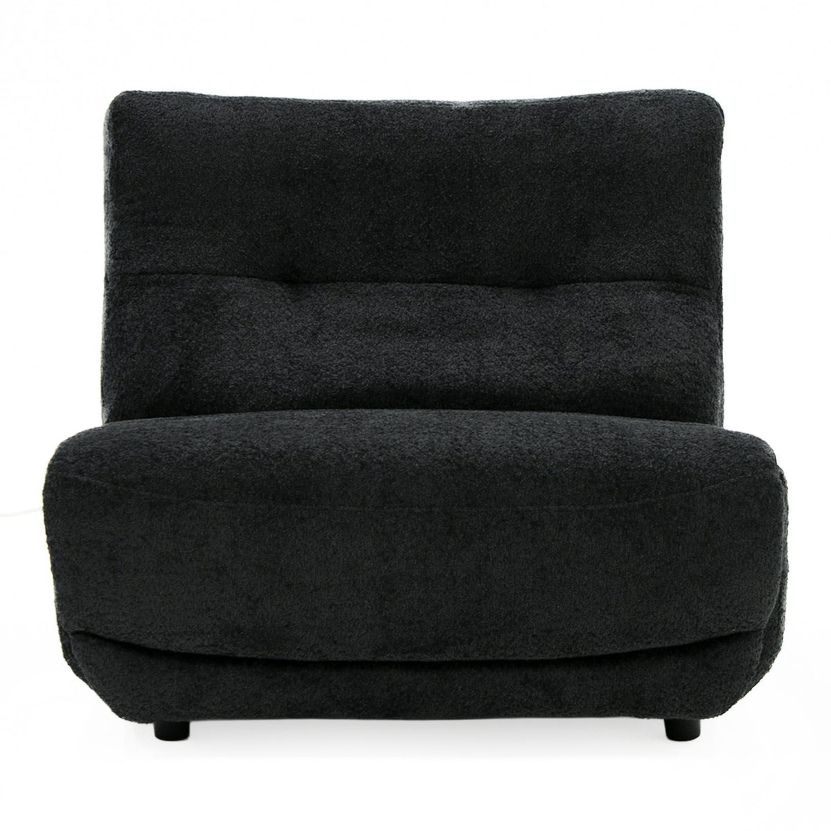 Basil - Modern Black Fabric Large Electric Recliner Chair by VIG Furniture - View 5