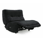 Basil - Modern Black Fabric Large Electric Recliner Chair by VIG Furniture - View 8