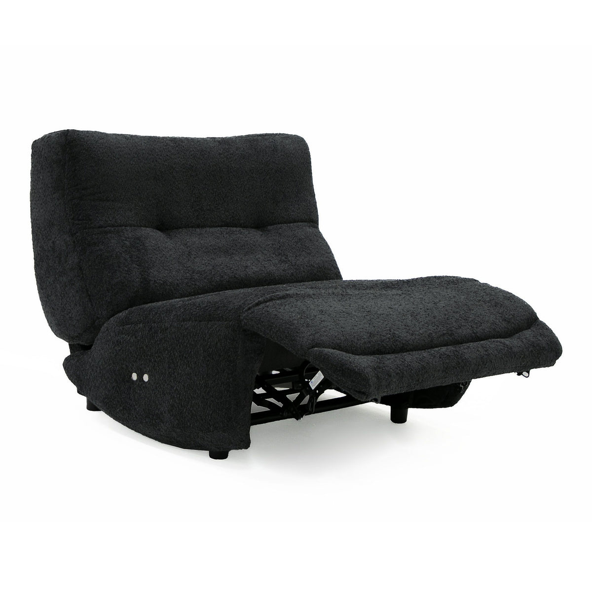 Basil - Modern Black Fabric Large Electric Recliner Chair by VIG Furniture - View 8