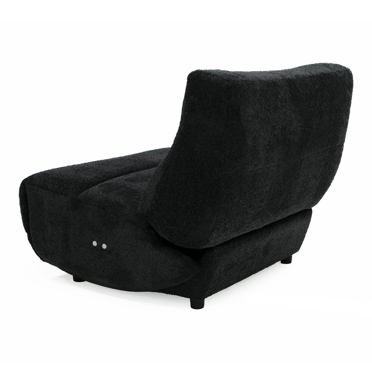 Basil - Modern Black Fabric Large Electric Recliner Chair by VIG Furniture - View 7