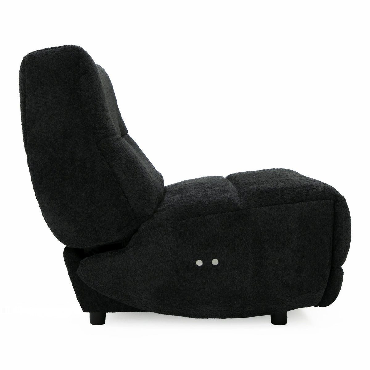 Basil - Modern Black Fabric Large Electric Recliner Chair by VIG Furniture - View 6