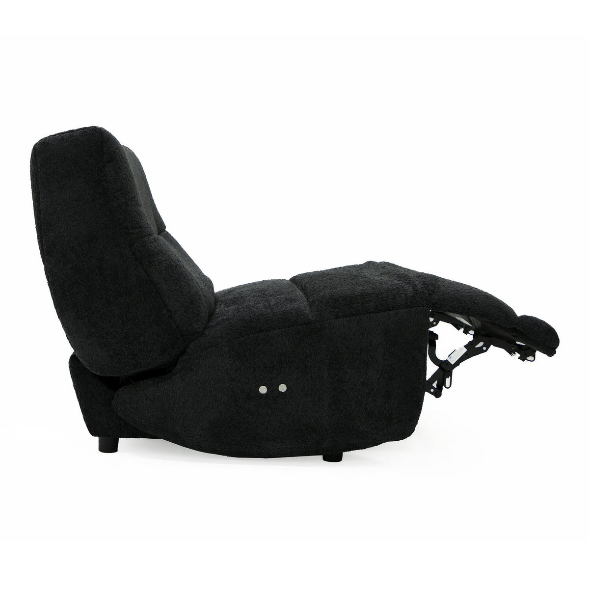 Basil - Modern Black Fabric Small Electric Recliner Chair by VIG Furniture - View 9