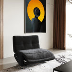 Basil - Modern Black Fabric Small Electric Recliner Chair by VIG Furniture - View 3