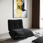 Basil - Modern Black Fabric Small Sofa With 3 Electric Recliners by VIG Furniture - View 2