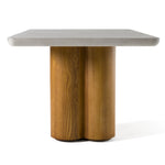 Bateman - Modern Faux Concrete + Walnut Dining Table by VIG Furniture - View 3