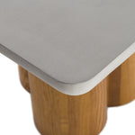Bateman - Modern Faux Concrete + Walnut Dining Table by VIG Furniture - View 6