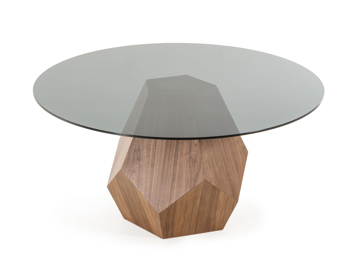 Rackham Mid-Century Walnut Round Dining Table by VIG Furniture - View 3
