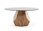 Rackham Mid-Century Walnut Round Dining Table by VIG Furniture - View 4