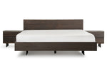 Selma Modern Dark Aged Oak Eastern King Bed by VIG Furniture - View 1