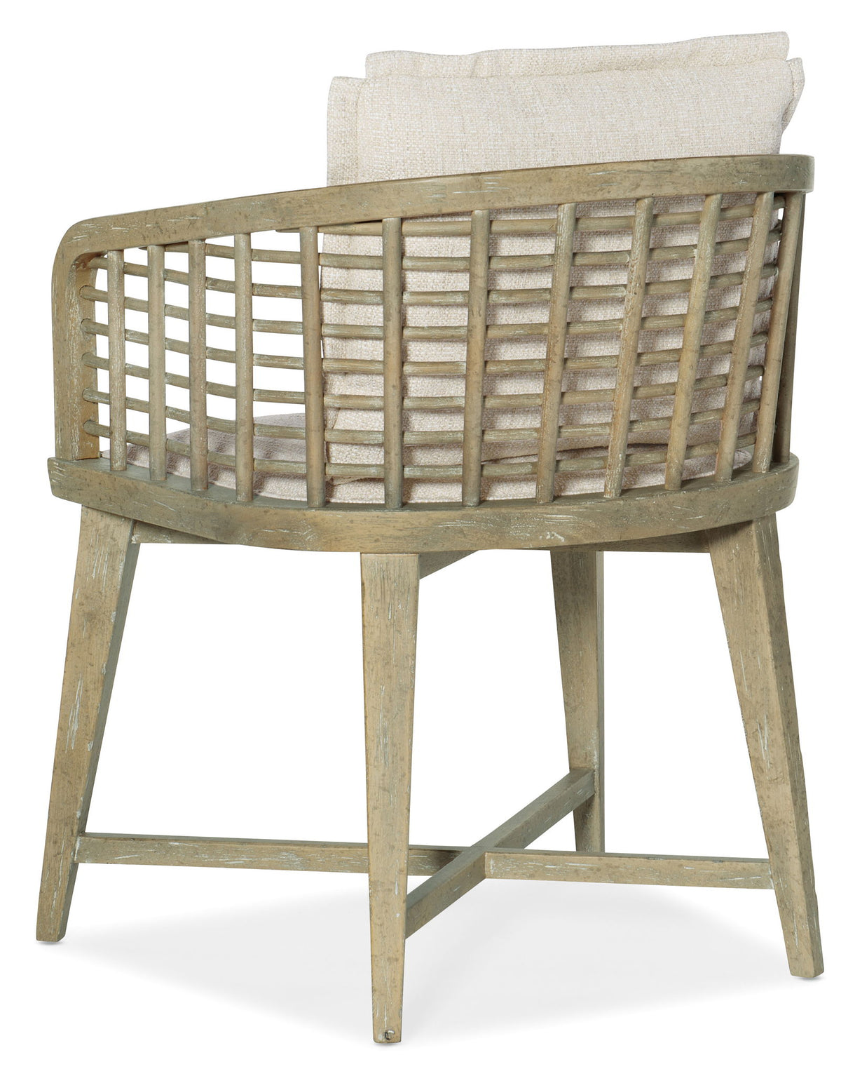 Surfrider - Barrel Back Chair - Beige / Light Brown