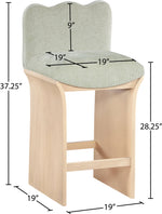 Shaw - Counter Stool - Natural Base