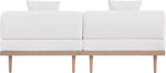 Laguna - 2 Piece Resilient Water Resistant Fabric 71" Outdoor Patio Armless Modular Loveseat