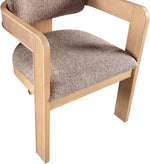 Sacha - Linen Dining Chair With Natural Base (Set of 2)