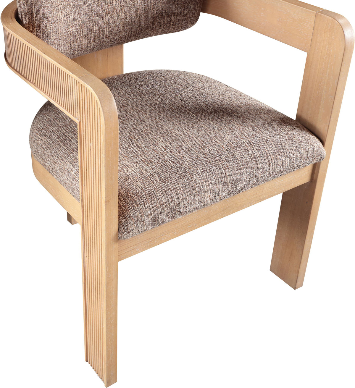 Sacha - Linen Dining Chair With Natural Base (Set of 2)
