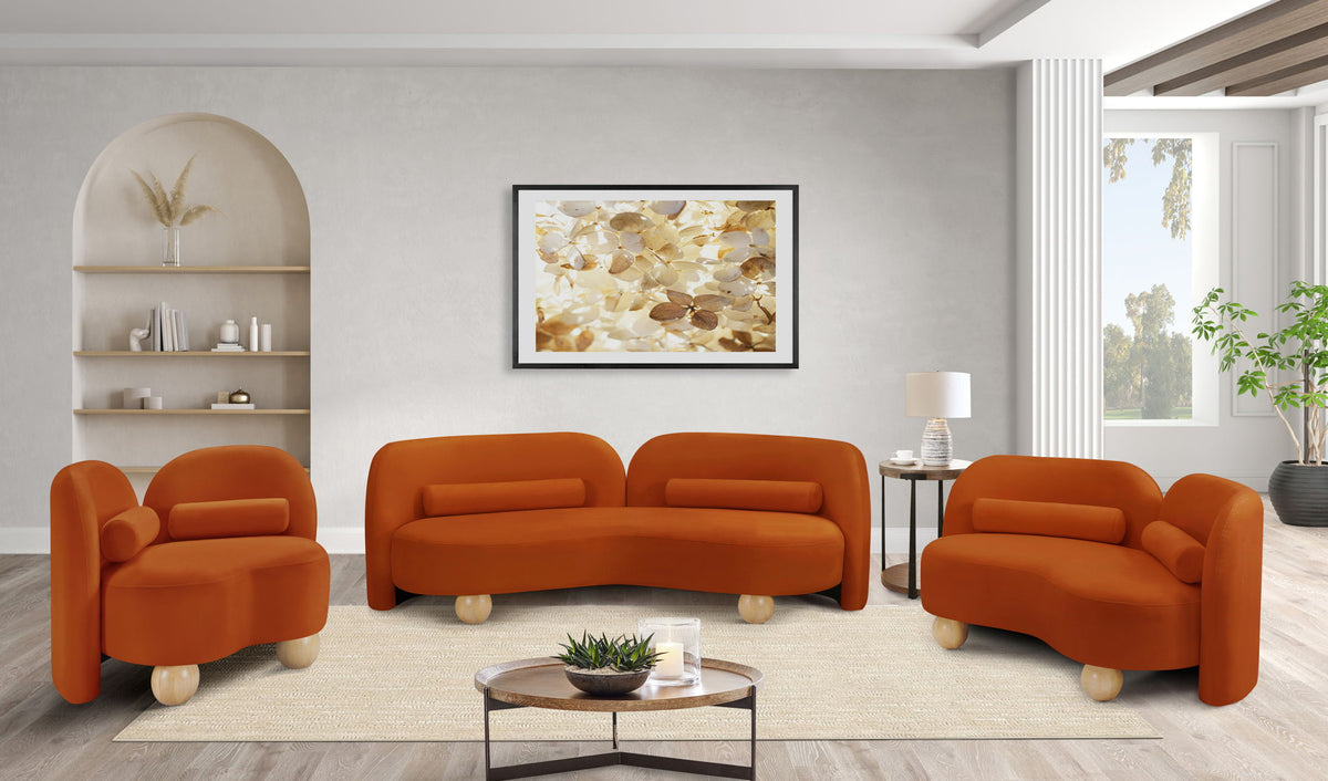 Daphne - Velvet Loveseat