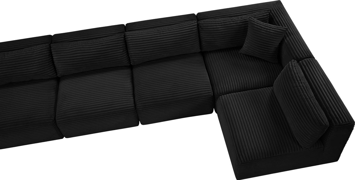 Shaggy - 5 Piece Modular Sectional