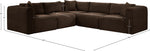 Shaggy - 5 Piece Modular Corner Sectional