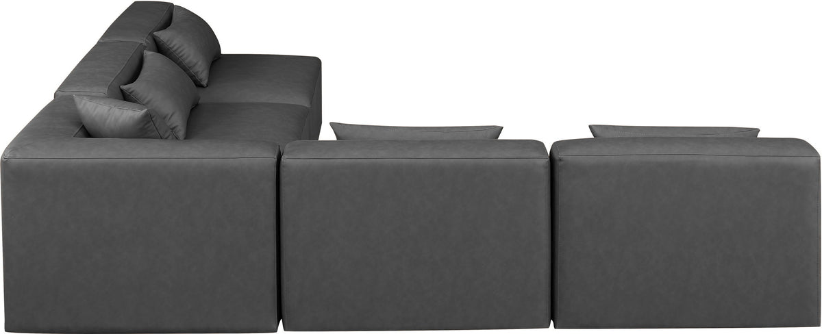 Cube - 5 Piece Modular Corner Armless Sectional