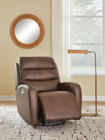 Motion-Max - Swivel Glider Power Recliner - Saddle