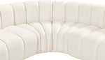 Arc - Velvet 5 Piece Corner Modular Sofa