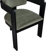 Sacha - Velvet Dining Chair With Black Base (Set of 2)