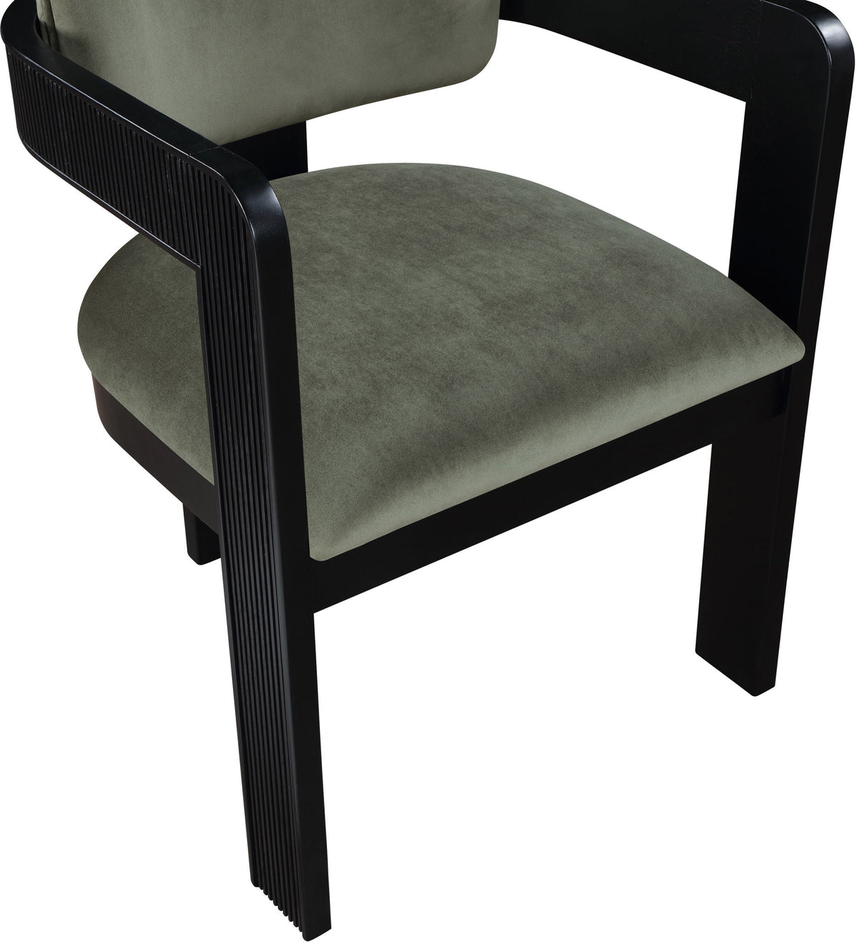 Sacha - Velvet Dining Chair With Black Base (Set of 2)