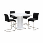 Amanda - Dining Table Set With Stools