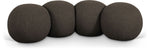 Apollo - Boucle Fabric Bench
