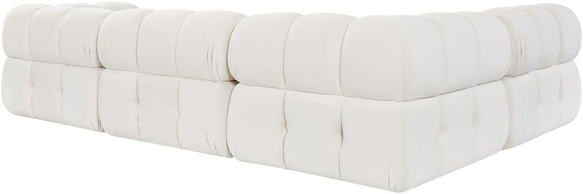 Orin - Fabric Velvet 4 Piece Modular Sectional
