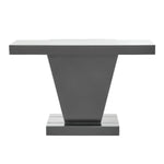 Nysa - 32"H Console Table - Mirrored & Faux Crystals
